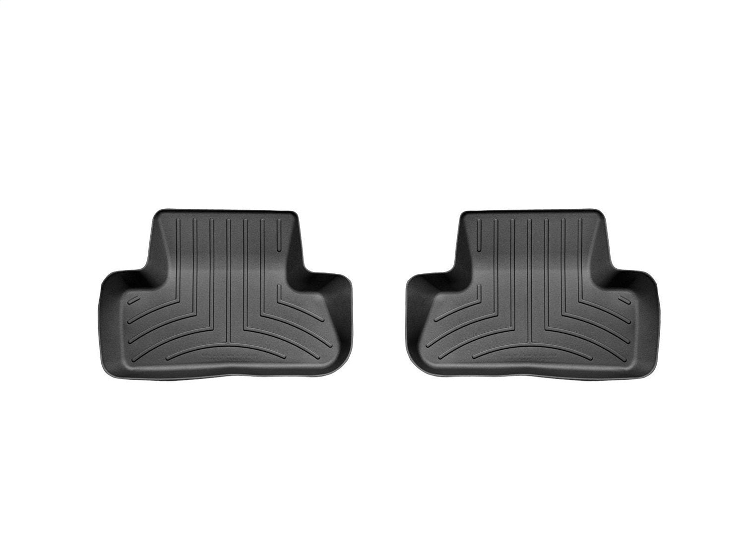 Weathertech 442302 FloorLiner™ DigitalFit®; Black; Rear; 2 Pieces; Weathertech 442302