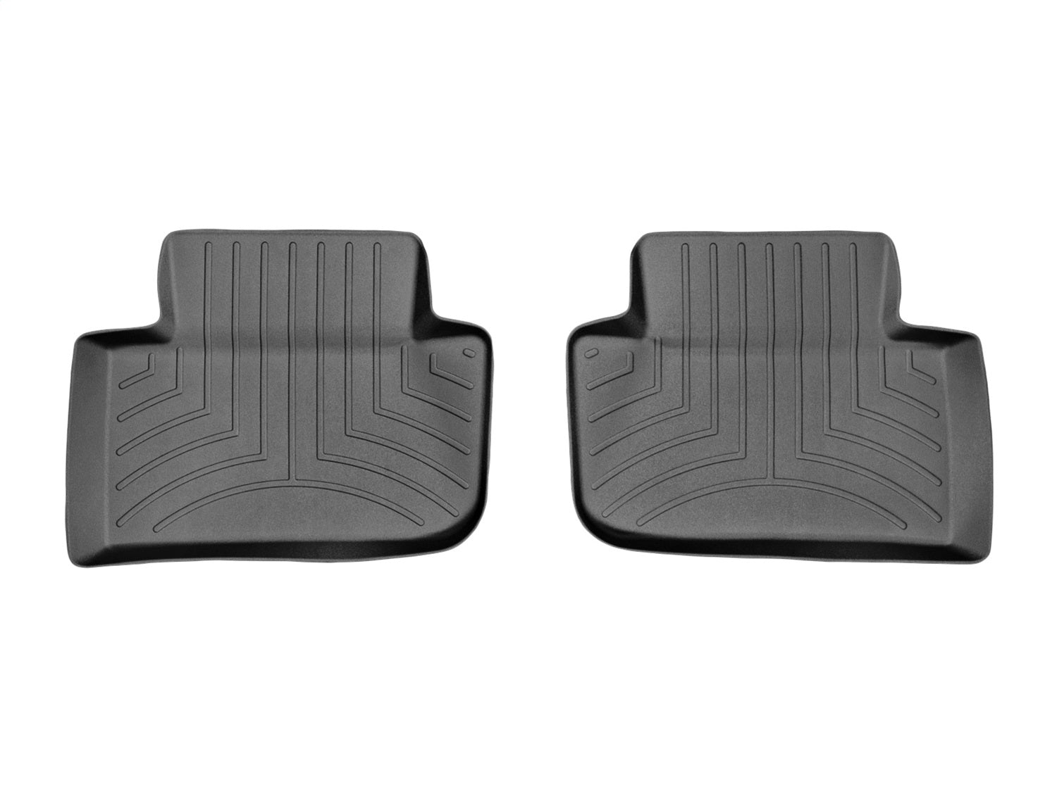 Weathertech 442303 FloorLiner™ DigitalFit®; Black; Rear; 2 Pieces; Weathertech 442303