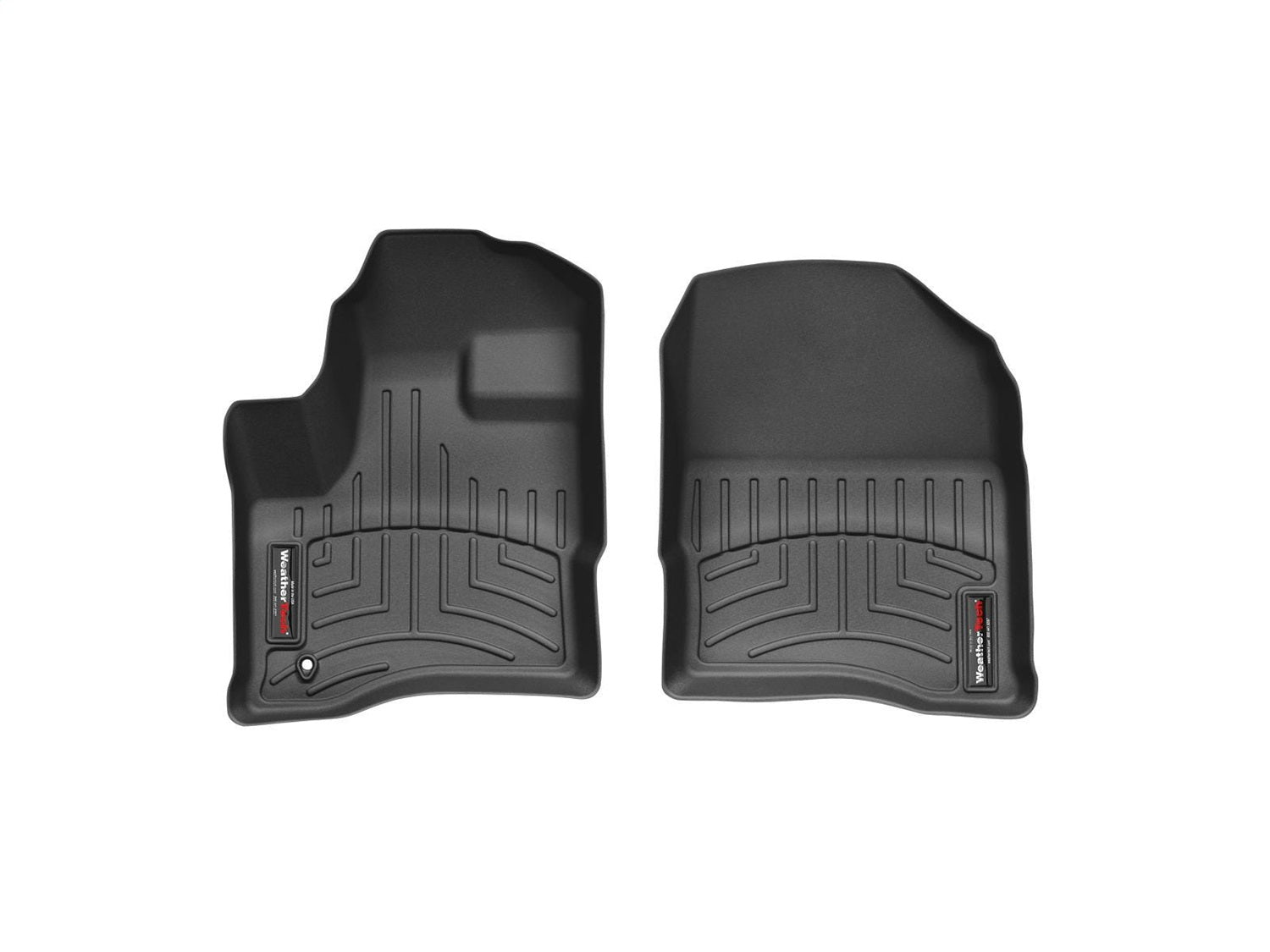 Weathertech 442371 FloorLiner™ DigitalFit®; Black; Front; Weathertech 442371