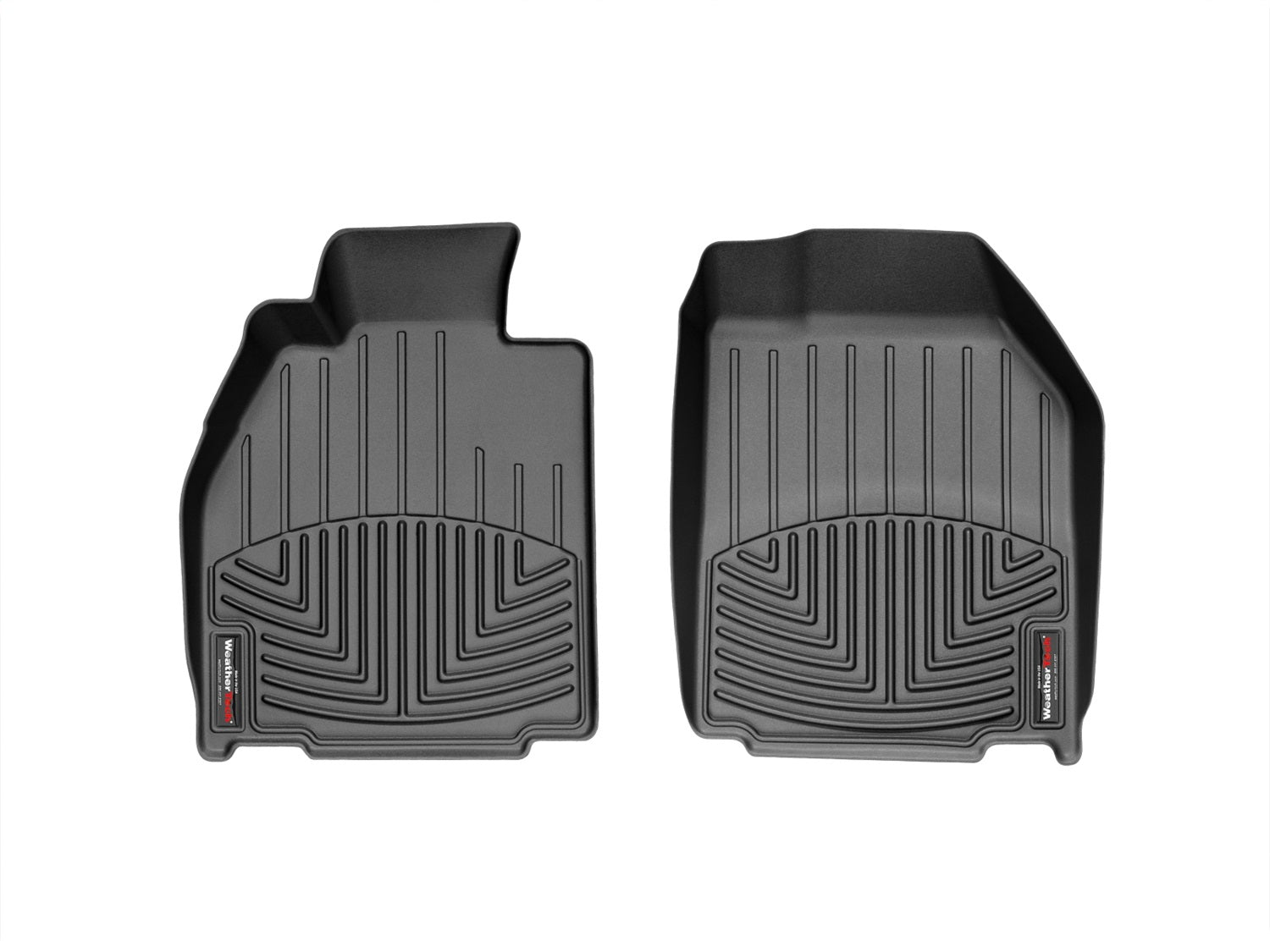Weathertech 442461 FloorLiner™ DigitalFit®; Black; Front; Weathertech 442461