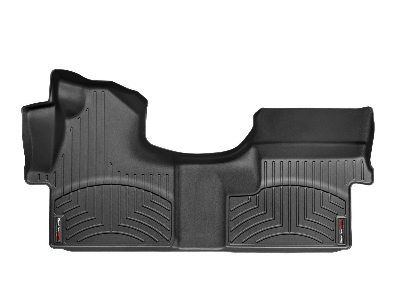 Weathertech 442491 FloorLiner™ DigitalFit®; Black; Front; Over The Hump; Weathertech 442491