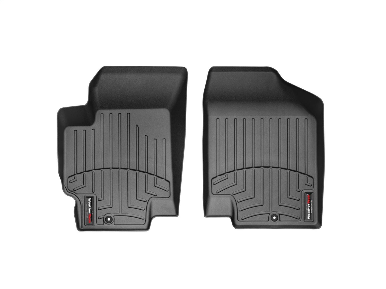 Weathertech 442501 FloorLiner™ DigitalFit®; Black; Front; Weathertech 442501