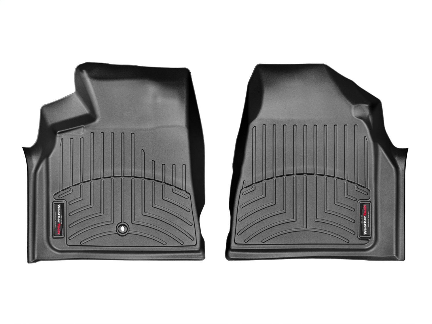Weathertech 442511 FloorLiner™ DigitalFit®; Black; Front; Weathertech 442511
