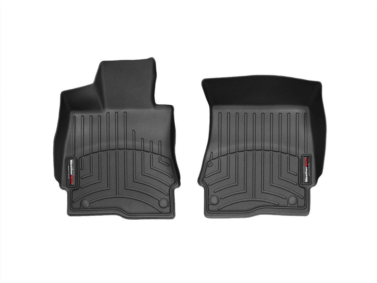 Weathertech 442521 FloorLiner™ DigitalFit®; Black; Front; Weathertech 442521