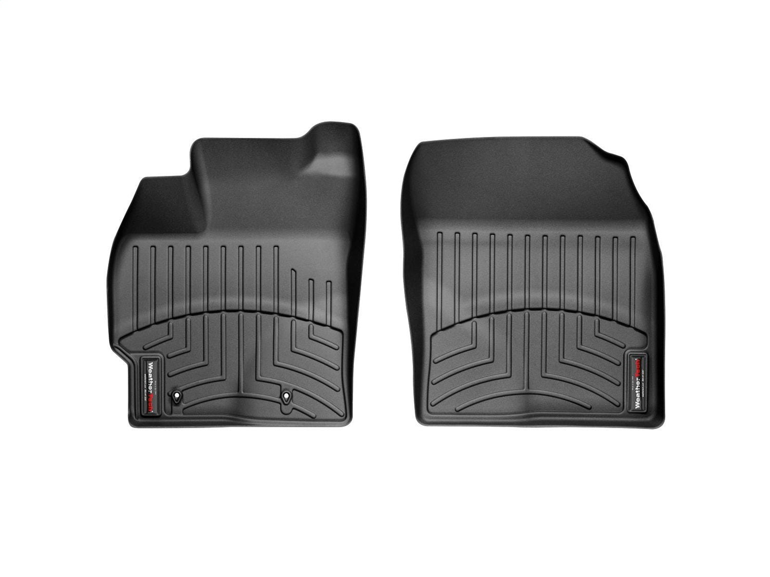 Weathertech 442561 FloorLiner™ DigitalFit®; Black; Front; Weathertech 442561