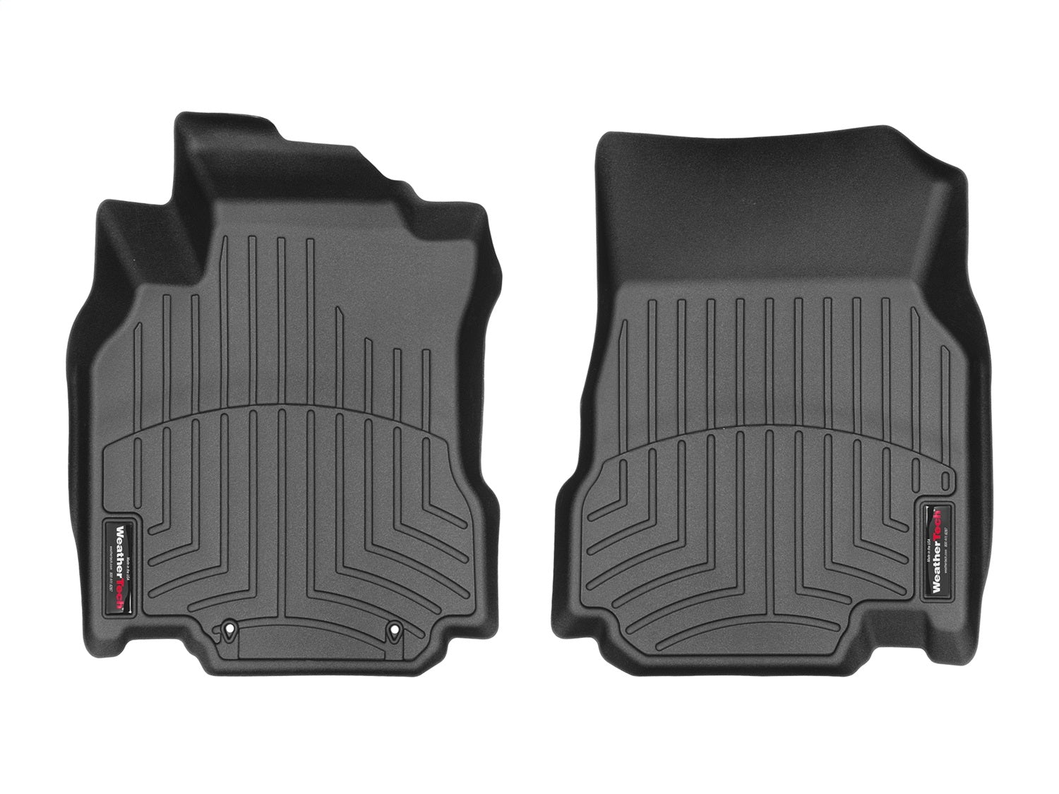 Weathertech 442611 FloorLiner™ DigitalFit®; Black; Front; Weathertech 442611