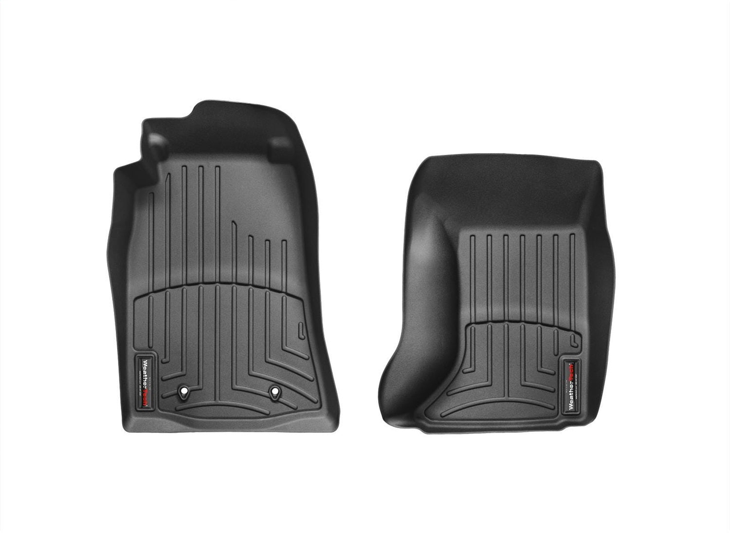 Weathertech 442621 FloorLiner™ DigitalFit®; Black; Front; Weathertech 442621