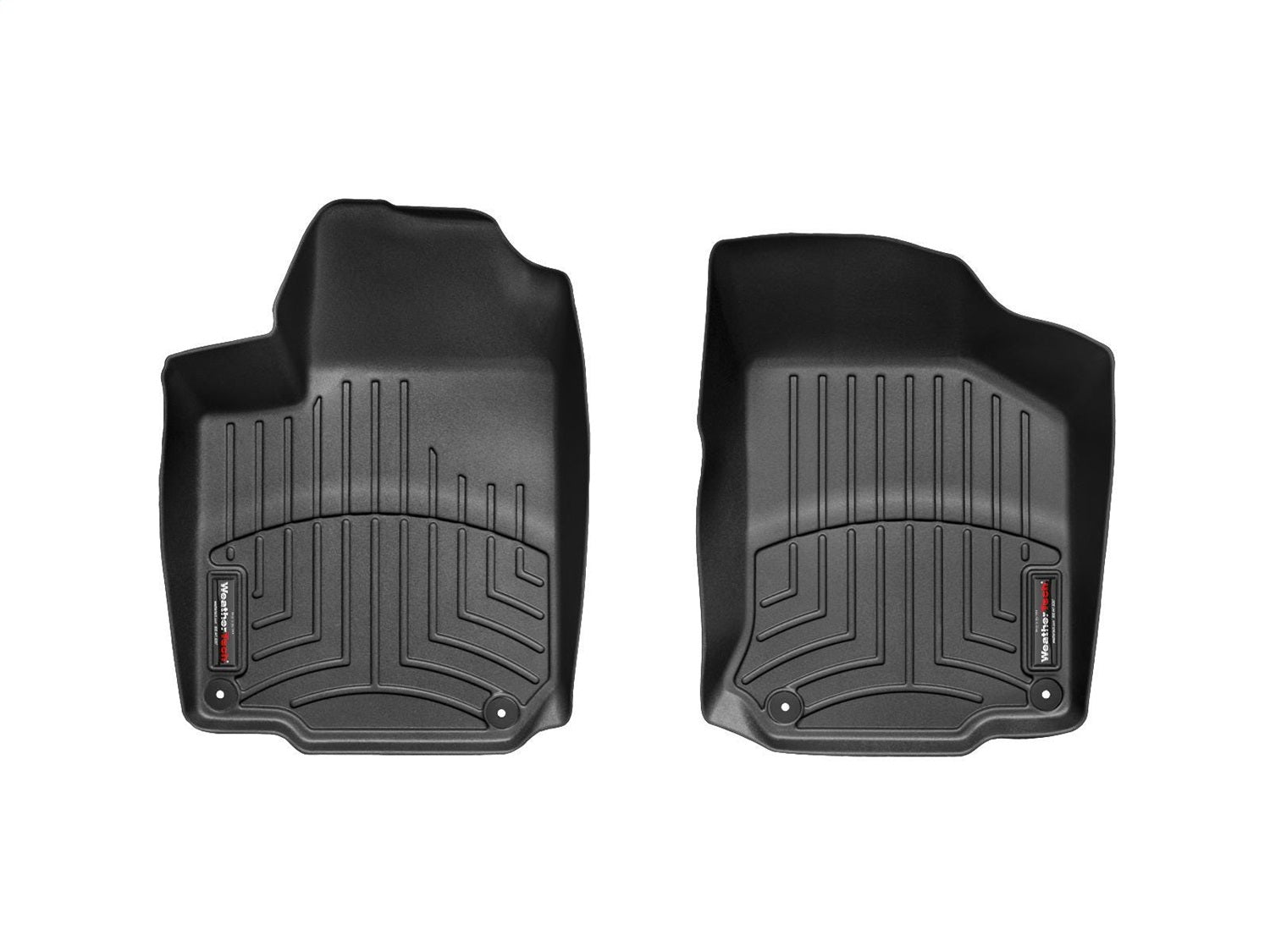 Weathertech 442631 FloorLiner™ DigitalFit®; Black; Front; Weathertech 442631