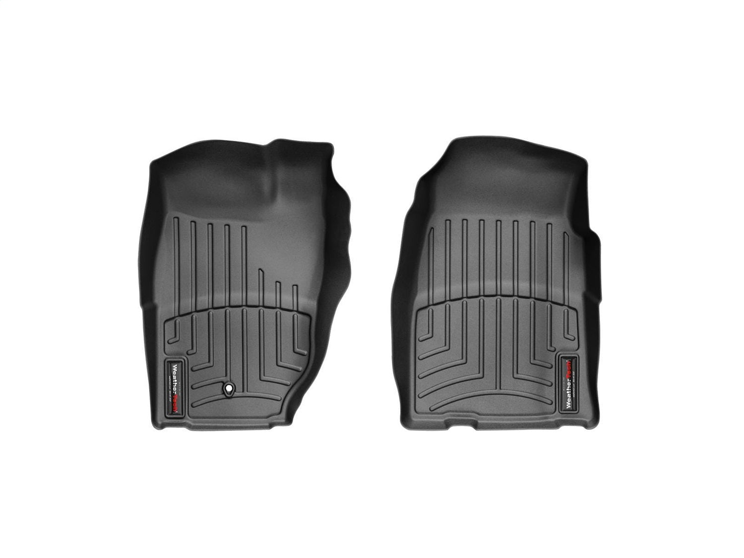 Weathertech 442661 FloorLiner™ DigitalFit®; Black; Front; Weathertech 442661