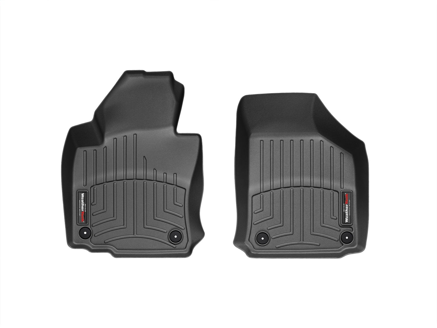 Weathertech 442691 FloorLiner™ DigitalFit®; Black; Front; Weathertech 442691