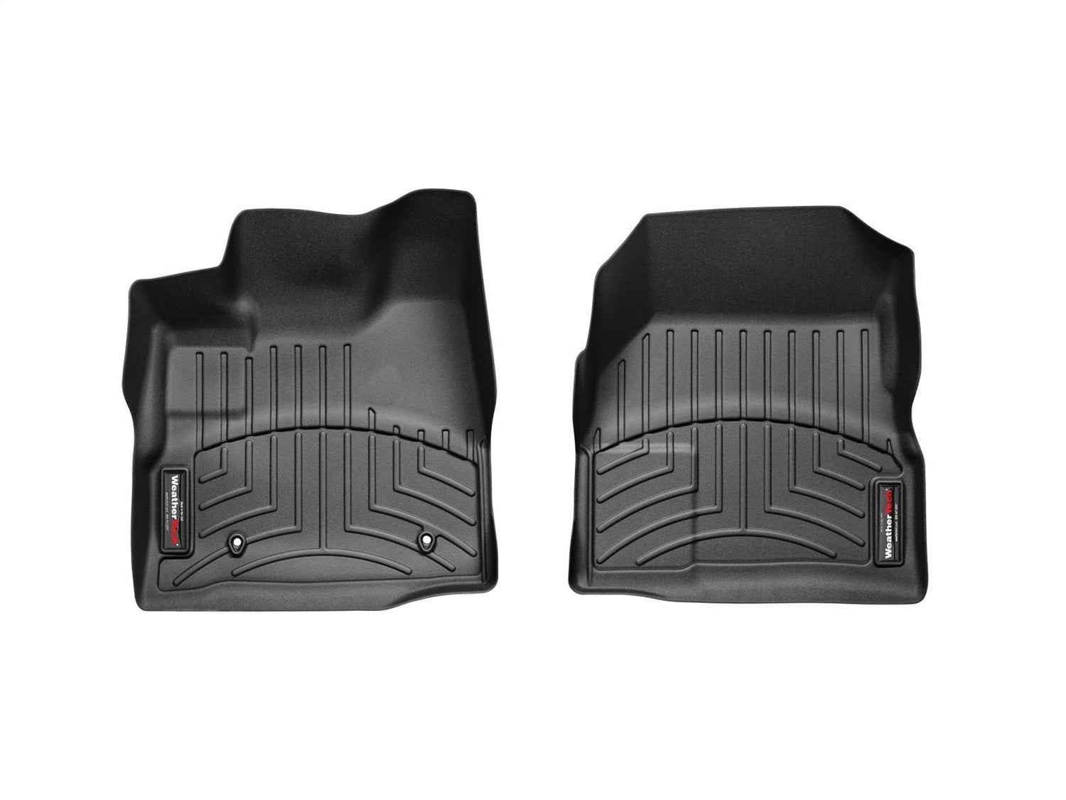 Weathertech 442711 FloorLiner™ DigitalFit®; Black; Front; Weathertech 442711