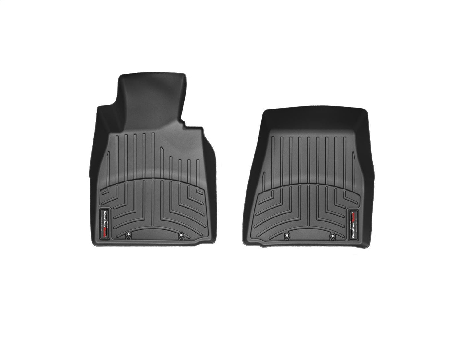 Weathertech 442751 FloorLiner™ DigitalFit®; Black; Front; Weathertech 442751