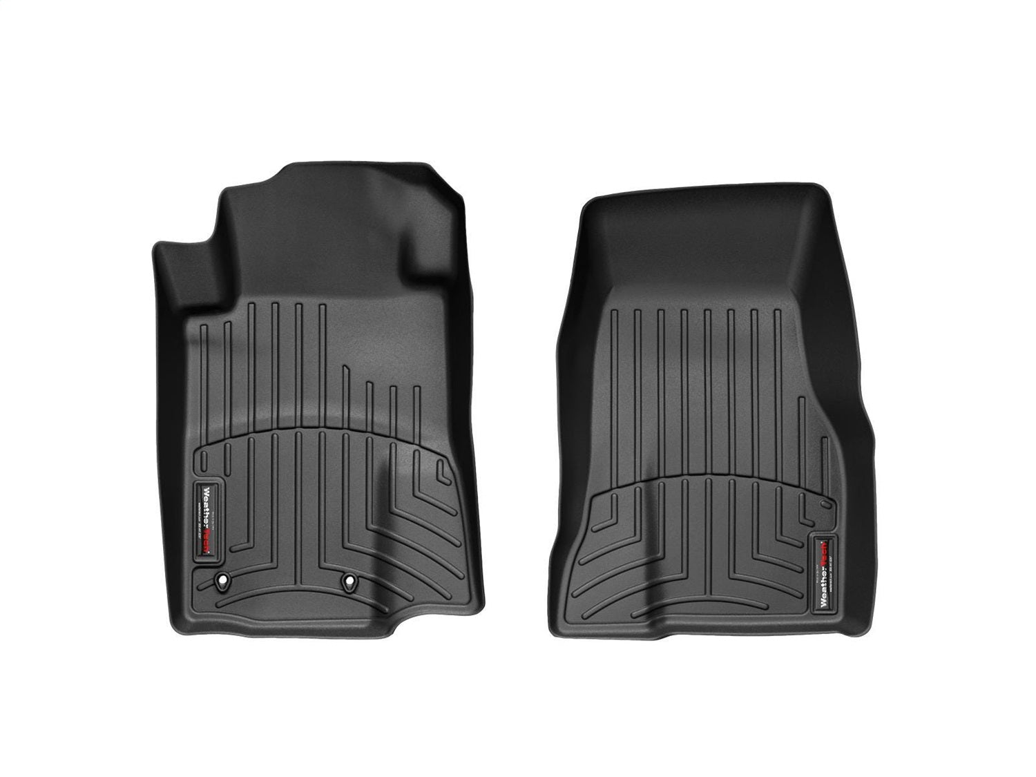Weathertech 442761 FloorLiner™ DigitalFit®; Black; Front; Weathertech 442761