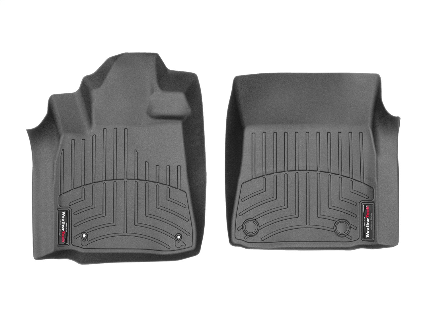 Weathertech 442771 FloorLiner™ DigitalFit®; Black; Front; Weathertech 442771