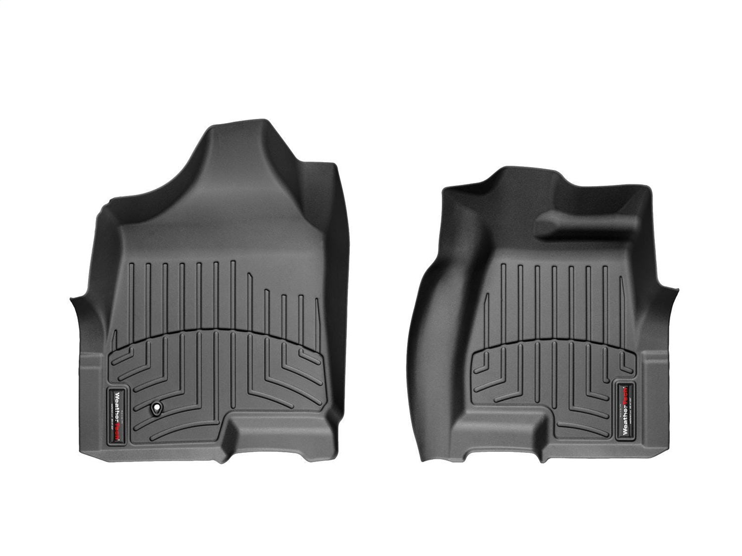 Weathertech 442841 FloorLiner™ DigitalFit®; Black; Front; Weathertech 442841