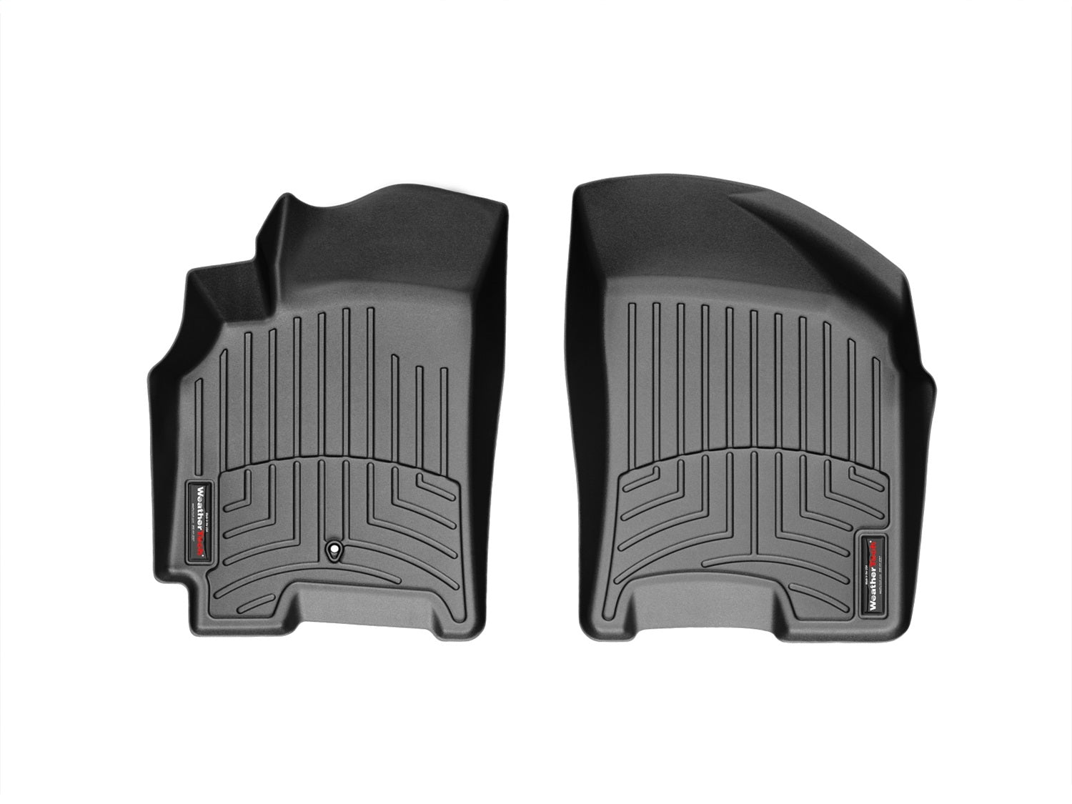 Weathertech 442851 FloorLiner™ DigitalFit®; Black; Front; Weathertech 442851