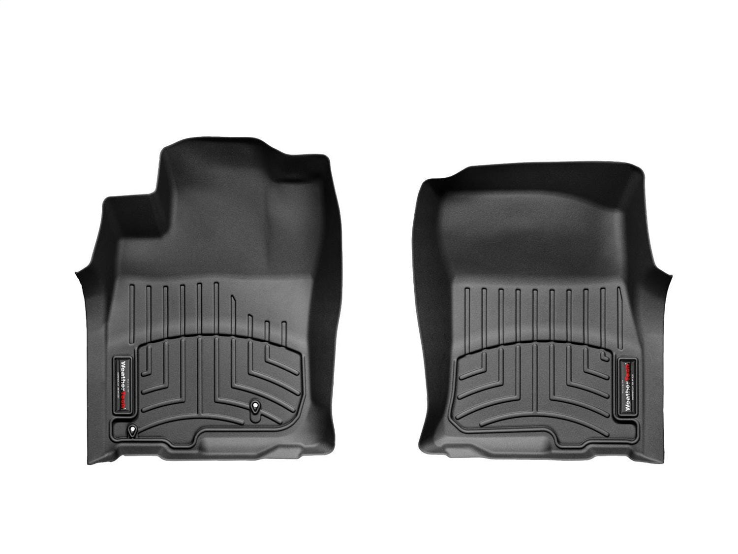 Weathertech 442861 FloorLiner™ DigitalFit®; Black; Front; Weathertech 442861