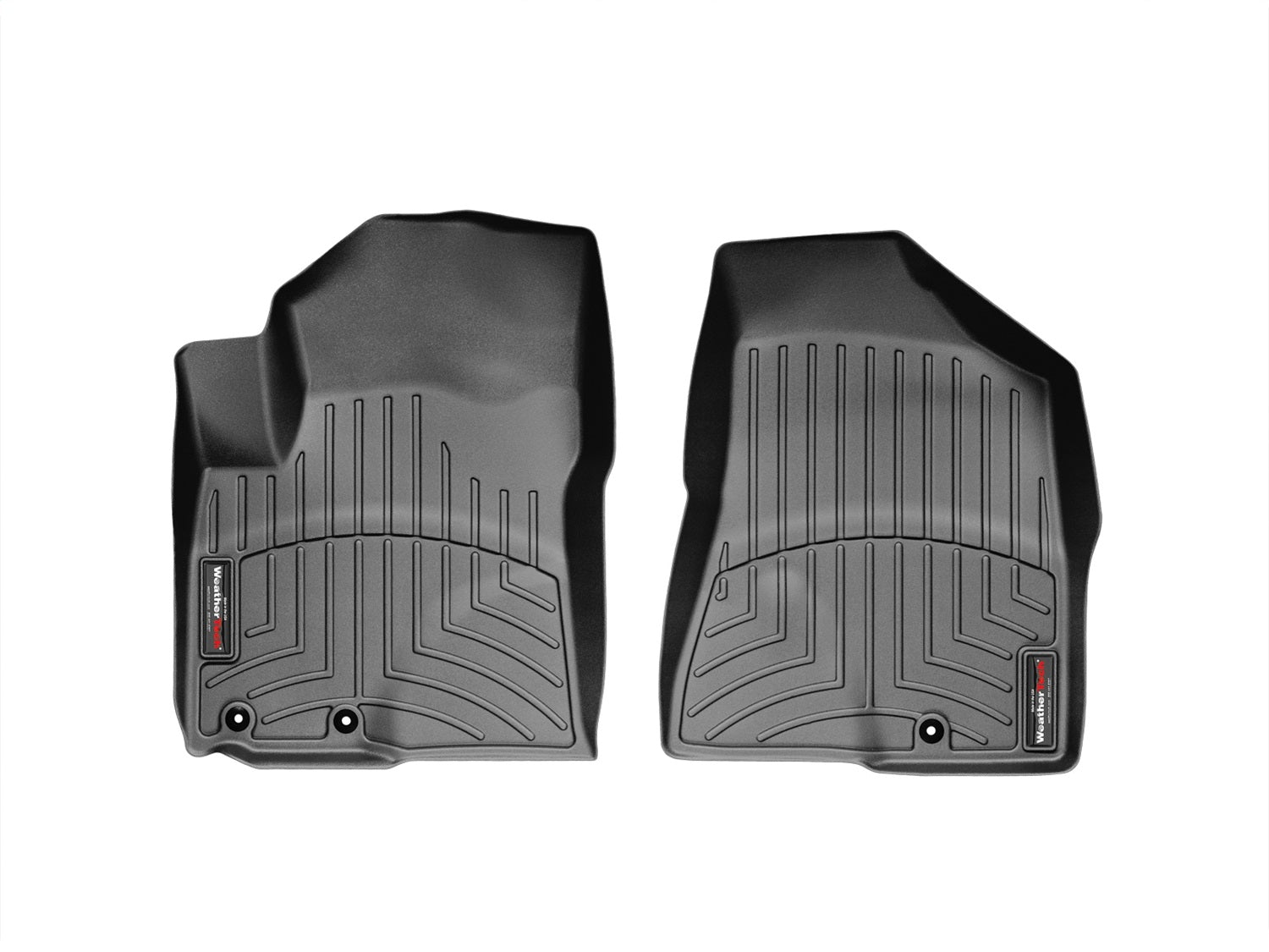 Weathertech 442871 FloorLiner™ DigitalFit®; Black; Front; Weathertech 442871