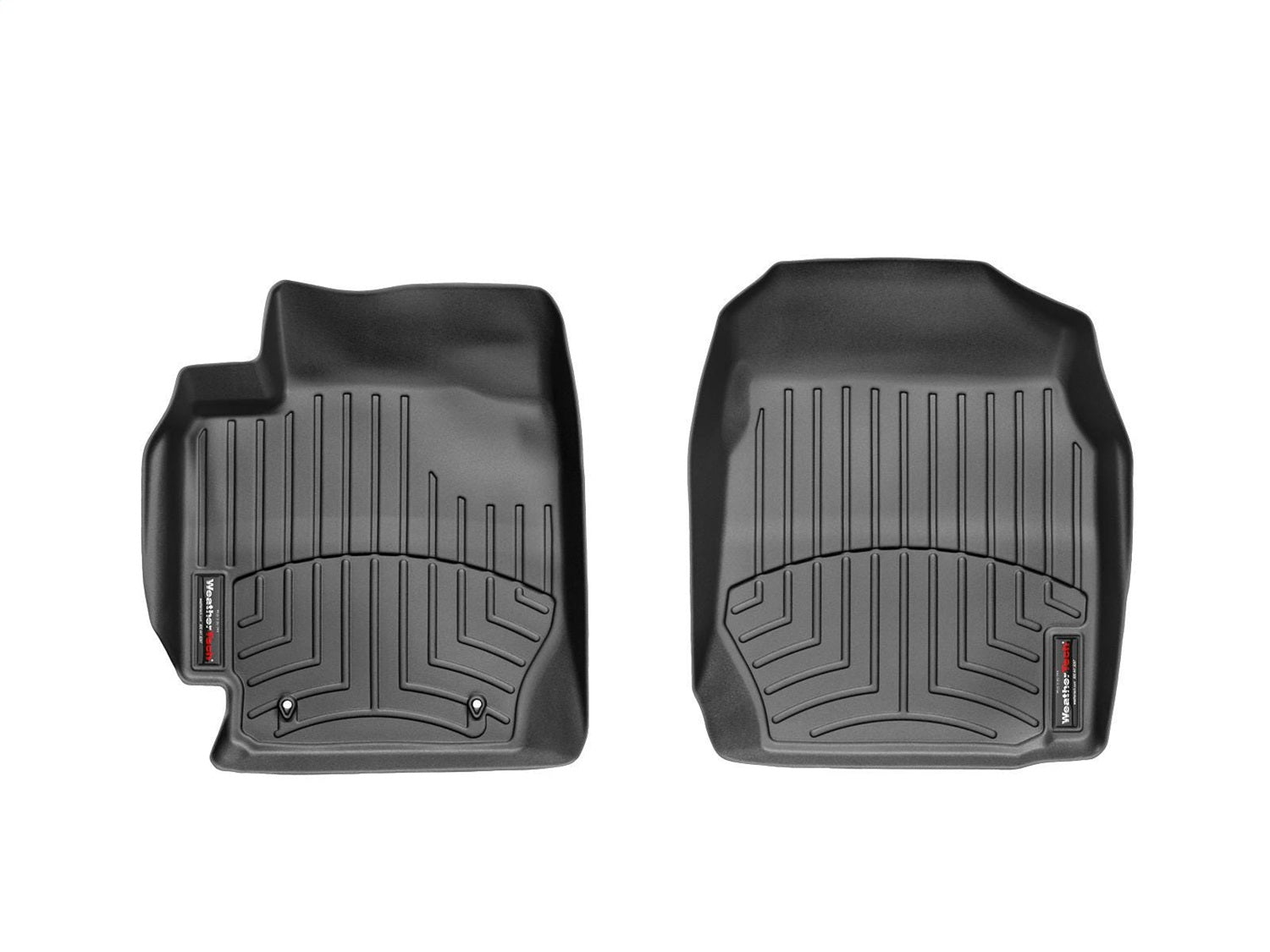 Weathertech 442901 FloorLiner™ DigitalFit®; Black; Front; Weathertech 442901