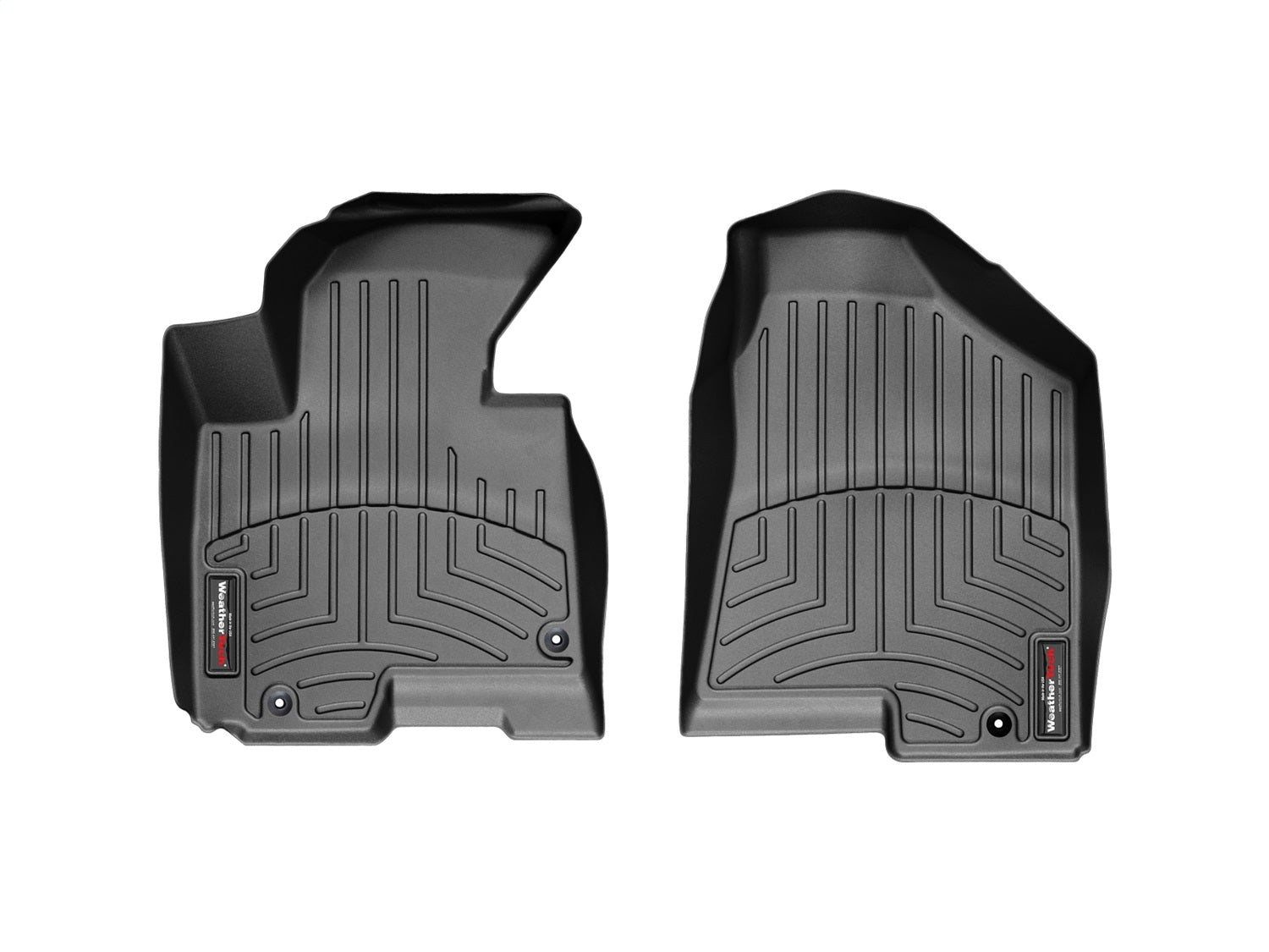 Weathertech 442921 FloorLiner™ DigitalFit®; Black; Front; Weathertech 442921