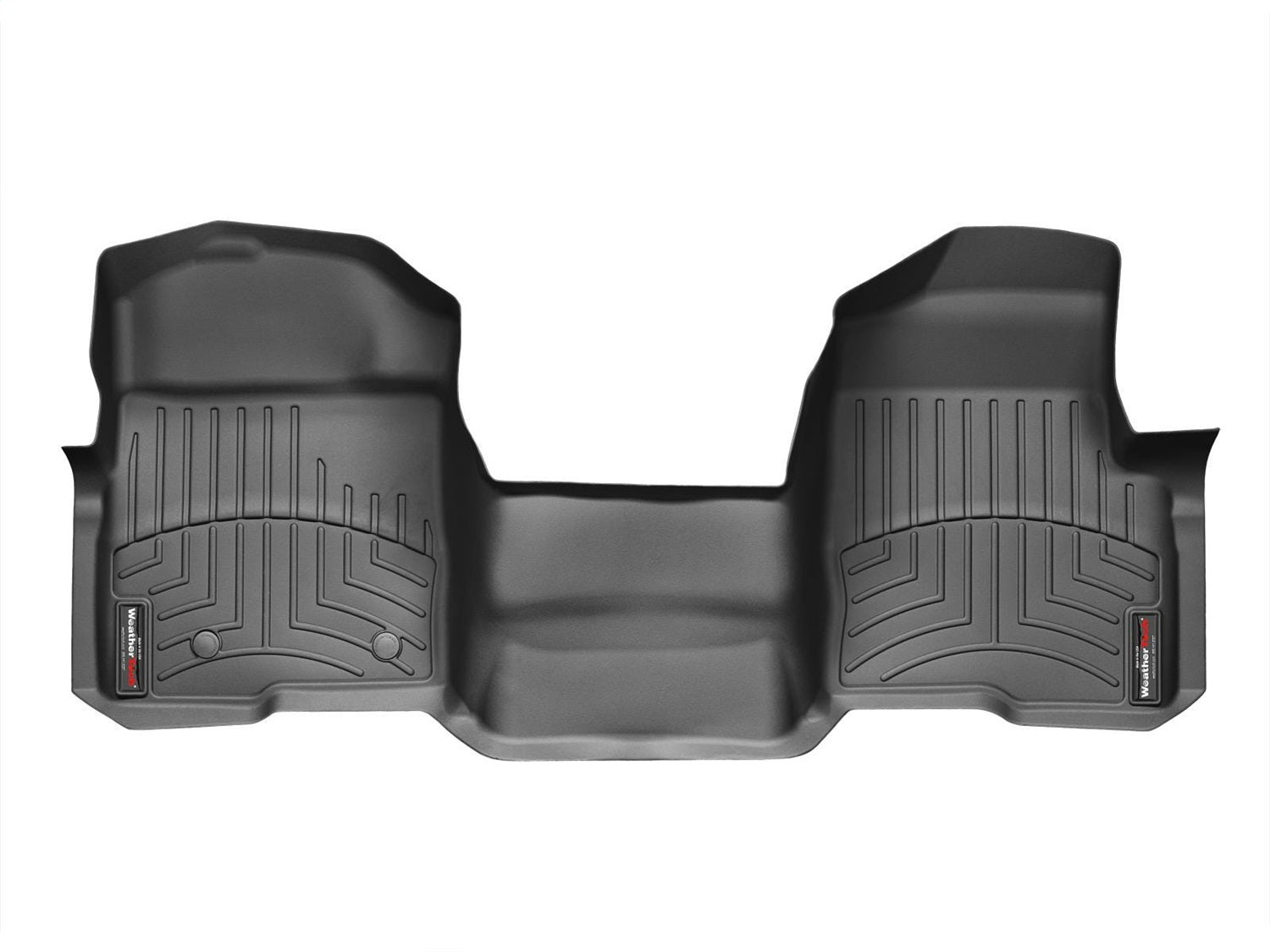 Weathertech 442951 FloorLiner™ DigitalFit®; Black; Front; Over The Hump; Weathertech 442951