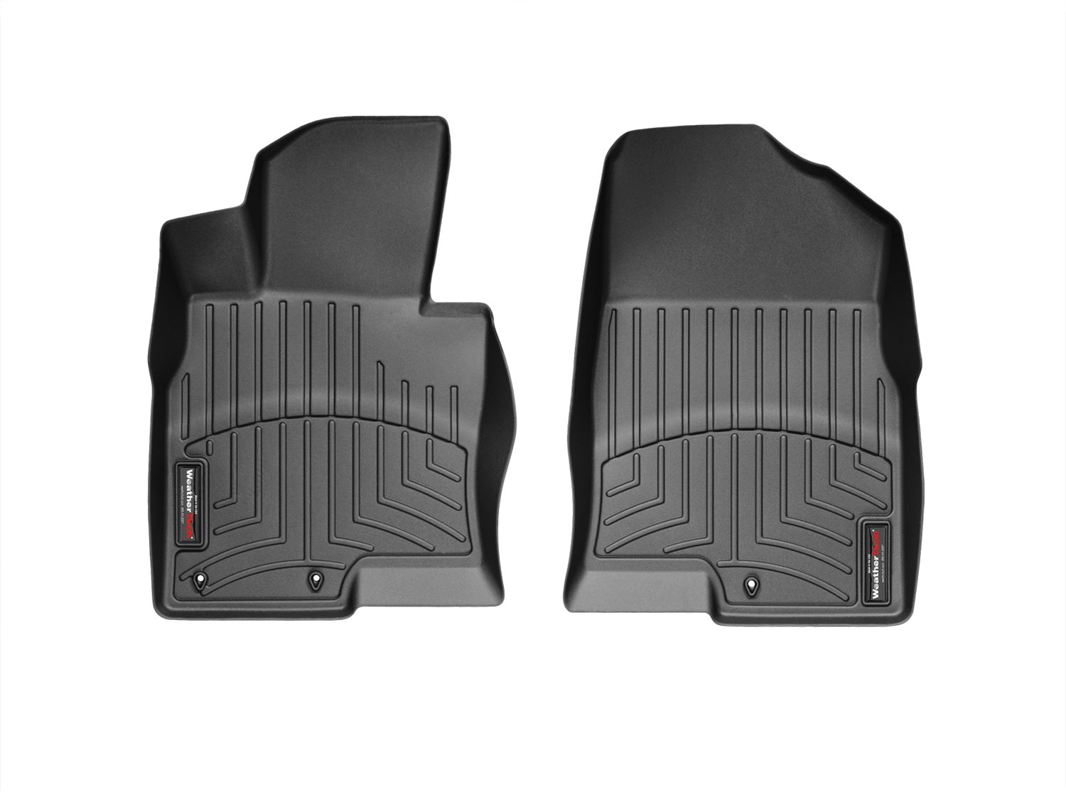 Weathertech 442961 FloorLiner™ DigitalFit®; Black; Front; Weathertech 442961