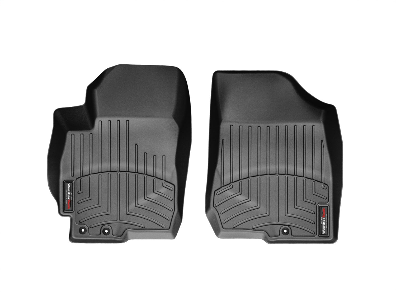 Weathertech 442971 FloorLiner™ DigitalFit®; Black; Front; Weathertech 442971