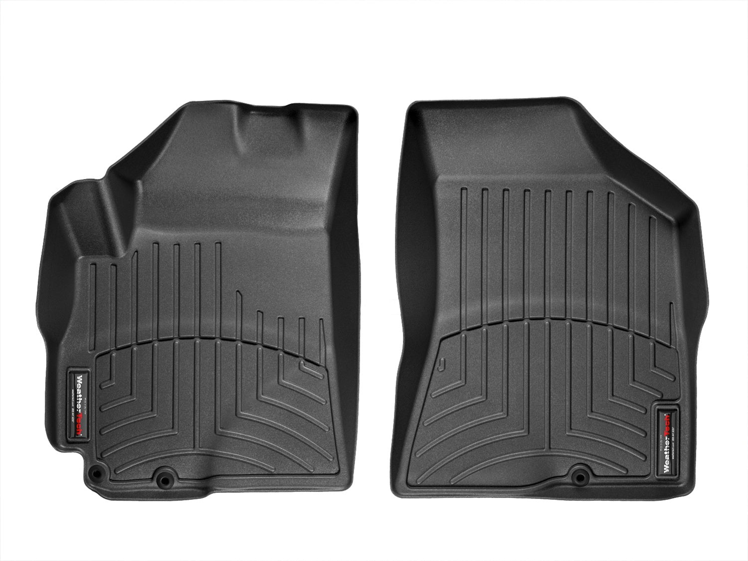 Weathertech 442981 FloorLiner™ DigitalFit®; Black; Front; Weathertech 442981