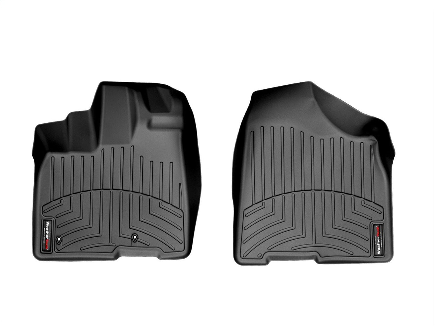 Weathertech 443001 FloorLiner™ DigitalFit®; Black; Front; Weathertech 443001