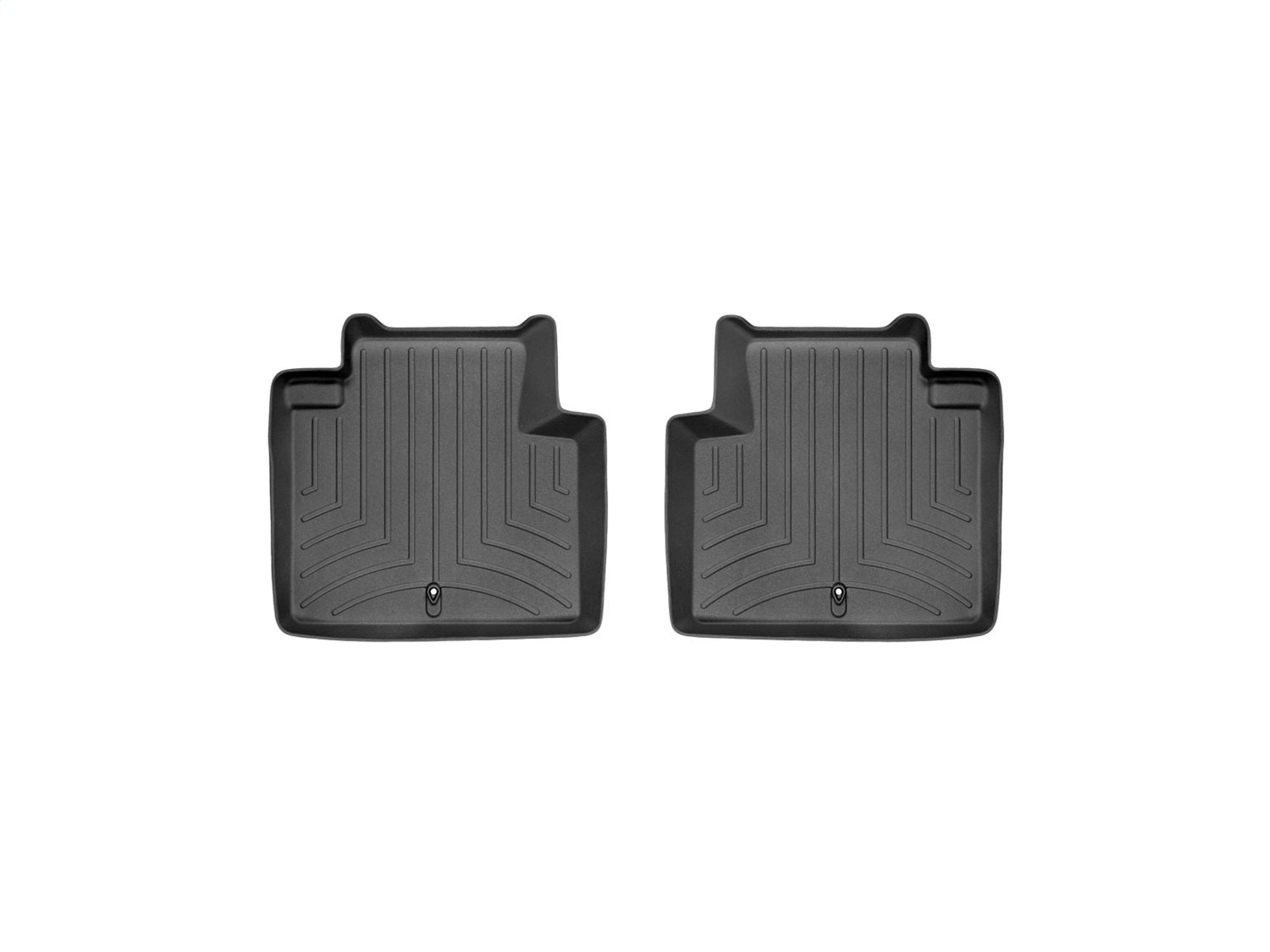Weathertech 443042 FloorLiner™ DigitalFit®; Black; Rear; 2 Pieces; Weathertech 443042