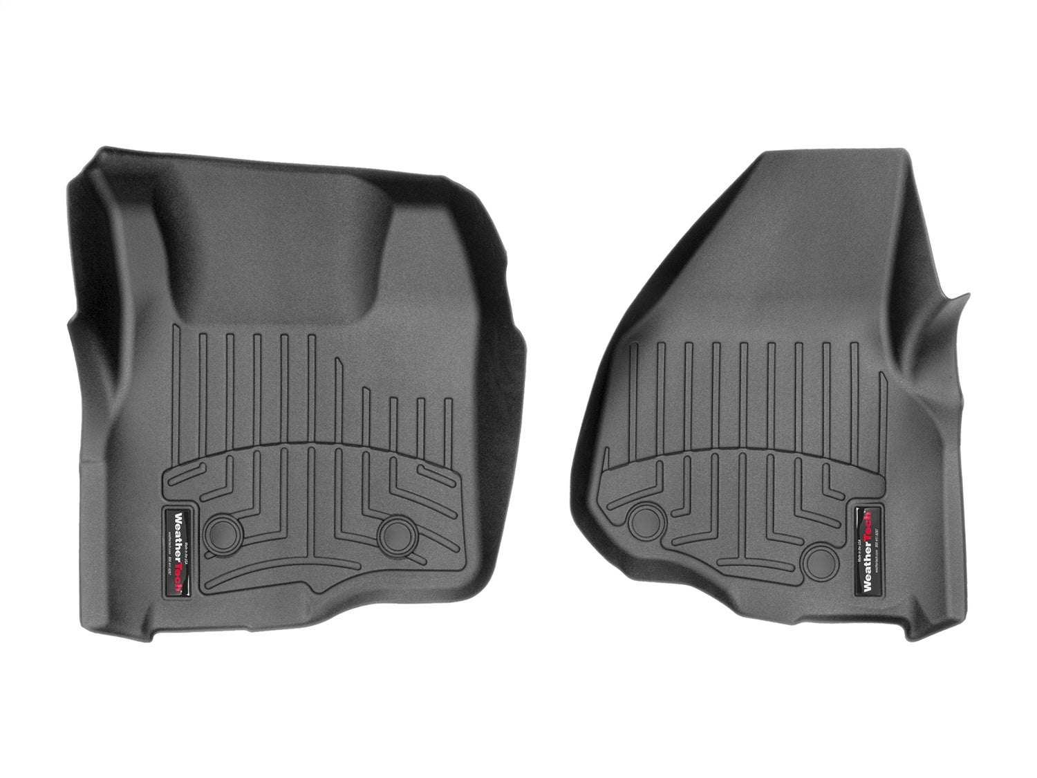 Weathertech 443051 FloorLiner™ DigitalFit®; Black; Front; Weathertech 443051
