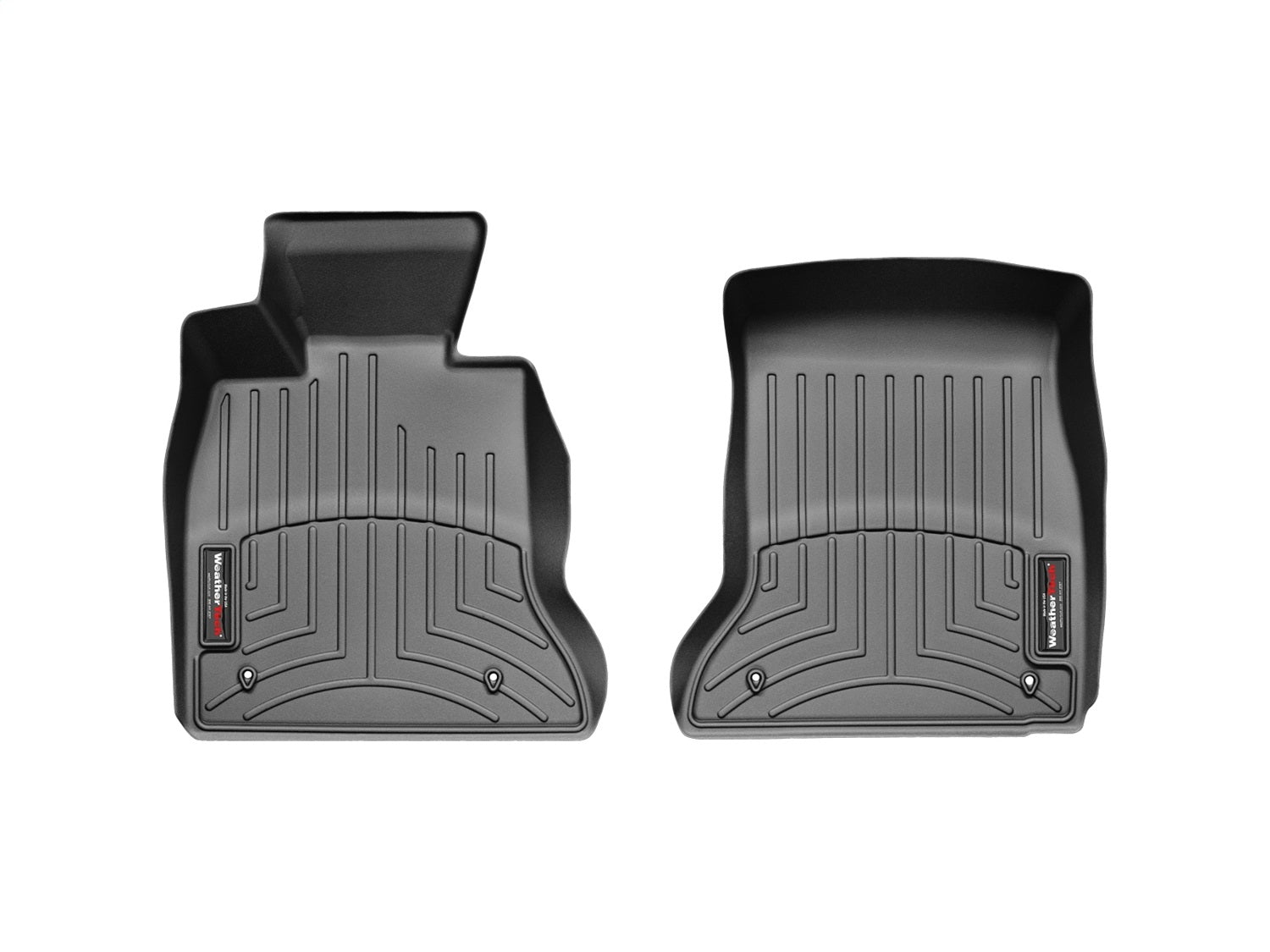Weathertech 443131 FloorLiner™ DigitalFit®; Black; Front; Weathertech 443131