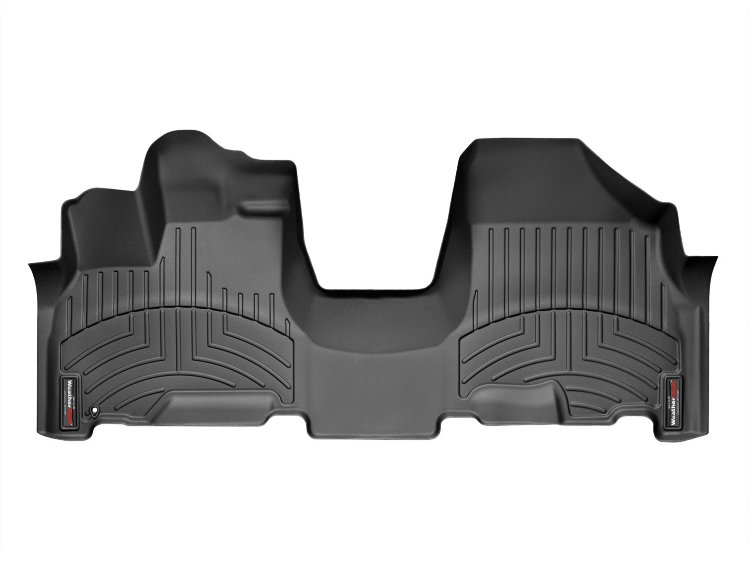 Weathertech 443171 FloorLiner™ DigitalFit®; Black; Front; Over The Hump; Weathertech 443171