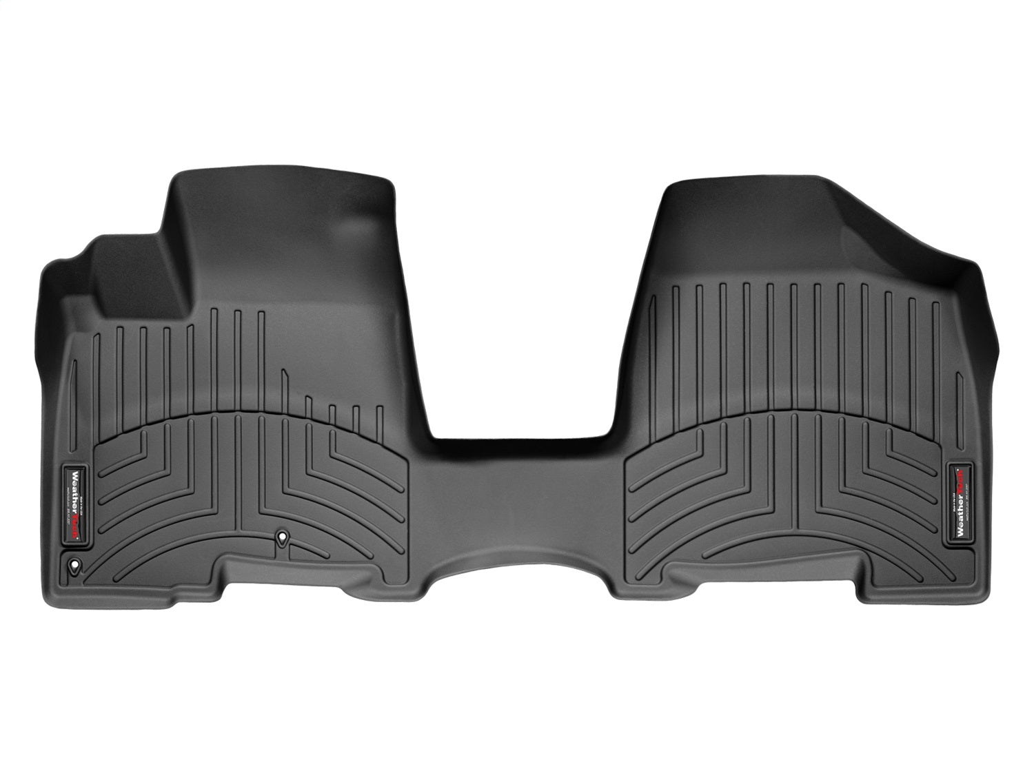 Weathertech 443181 FloorLiner™ DigitalFit®; Black; Front; Over The Hump; Weathertech 443181
