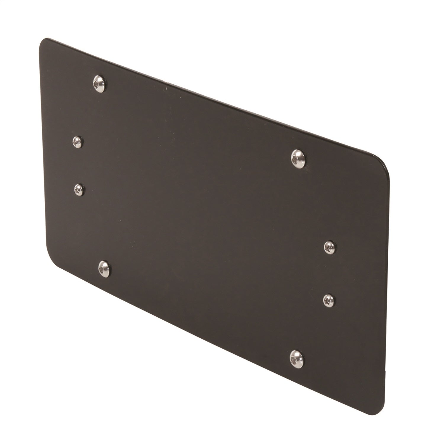 License Plate Bracket; For 4 Way Roller Fairlead; No Drilling Installation; Smittybilt 4432