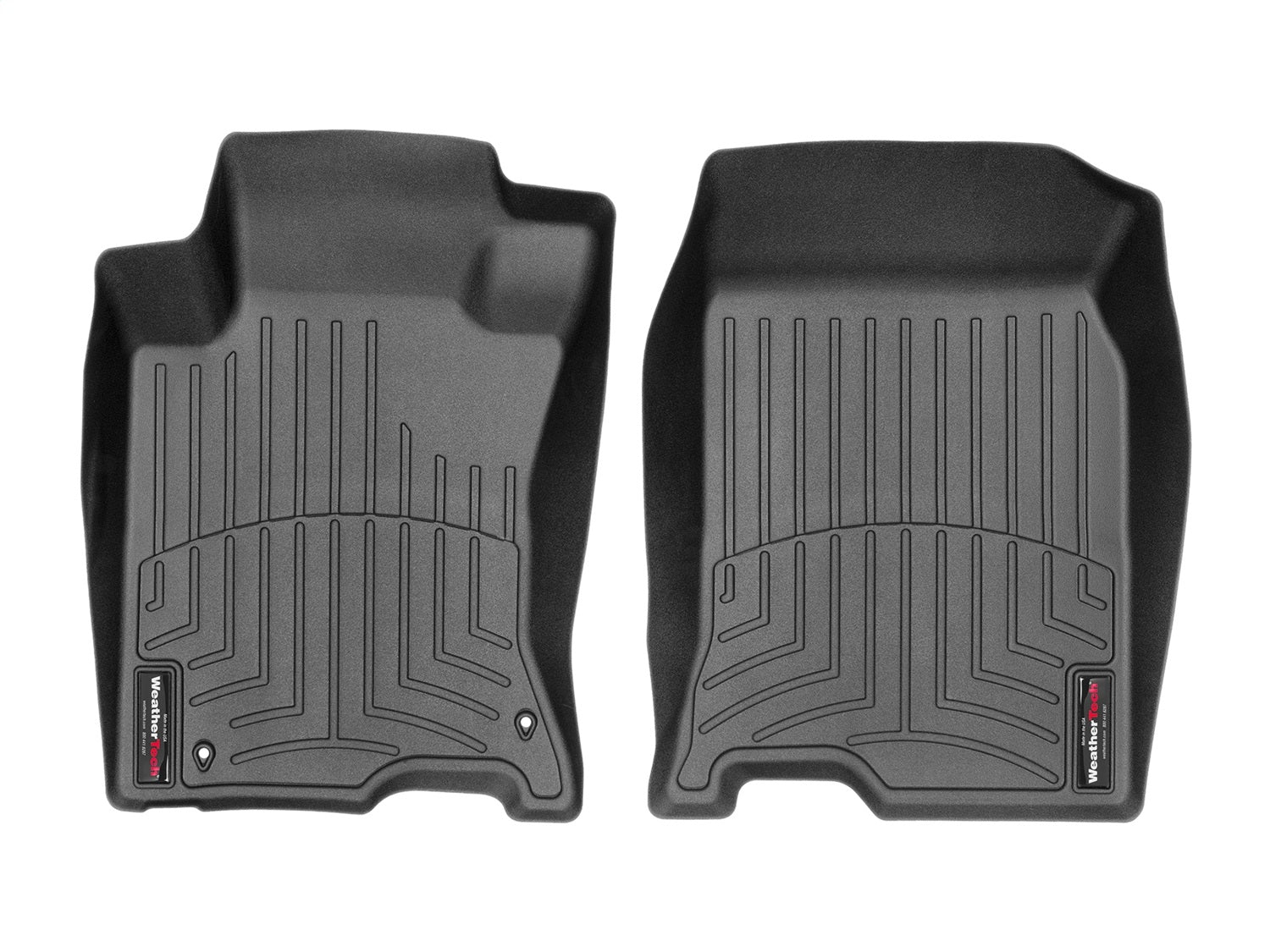 Weathertech 443201 FloorLiner™ DigitalFit®; Black; Front; Weathertech 443201