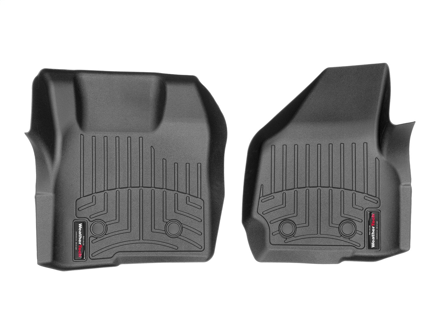 Weathertech 443211 FloorLiner™ DigitalFit®; Black; Front; Weathertech 443211