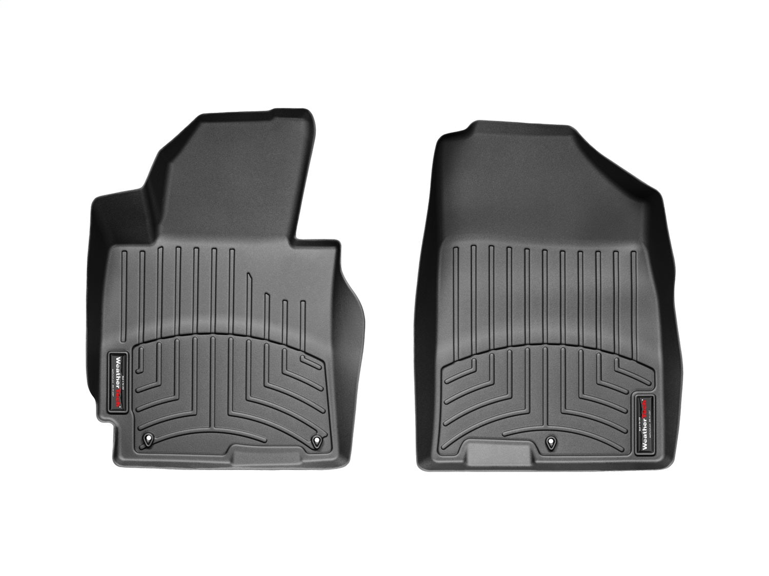 Weathertech 443251 FloorLiner™ DigitalFit®; Black; Front; Weathertech 443251