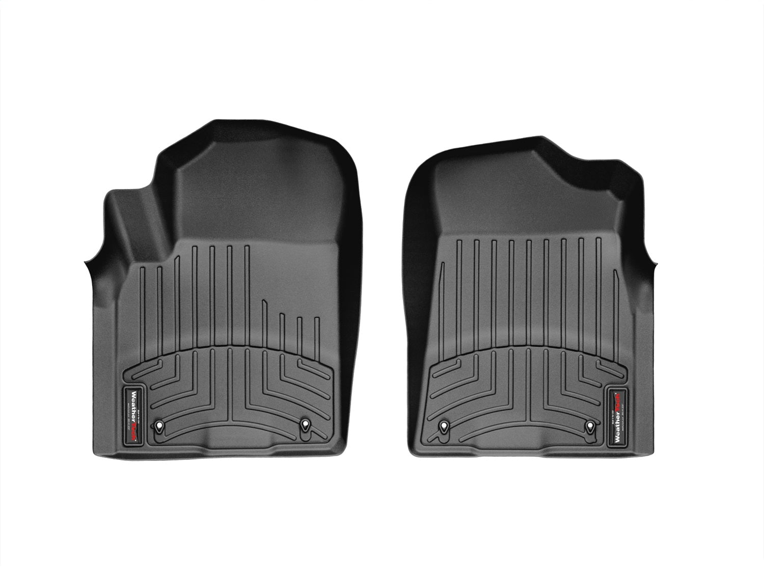 Weathertech 443361 FloorLiner™ DigitalFit®; Black; Front; Weathertech 443361