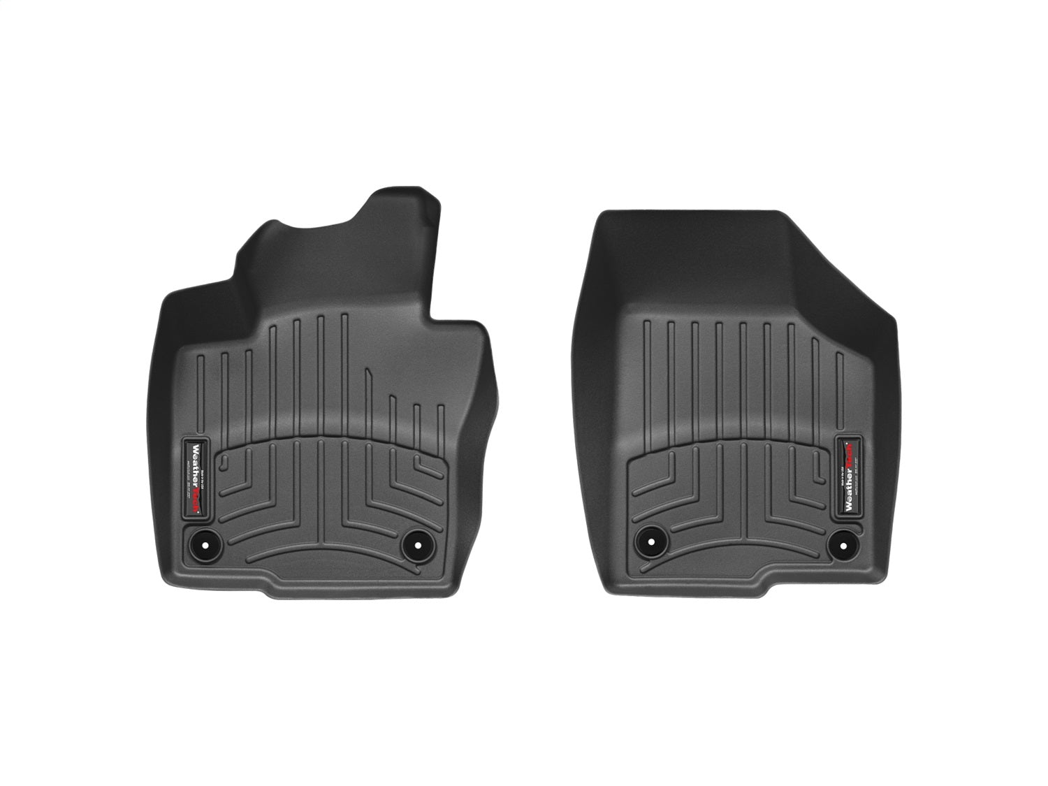 Weathertech 443381 FloorLiner™ DigitalFit®; Black; Front; Weathertech 443381