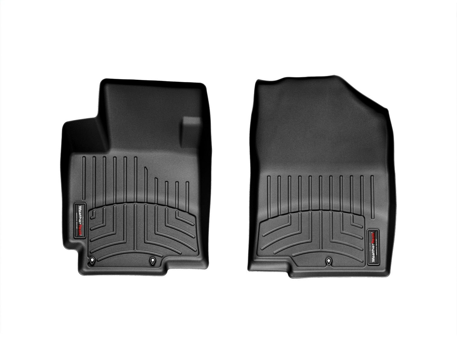 Weathertech 443401 FloorLiner™ DigitalFit®; Black; Front; Weathertech 443401