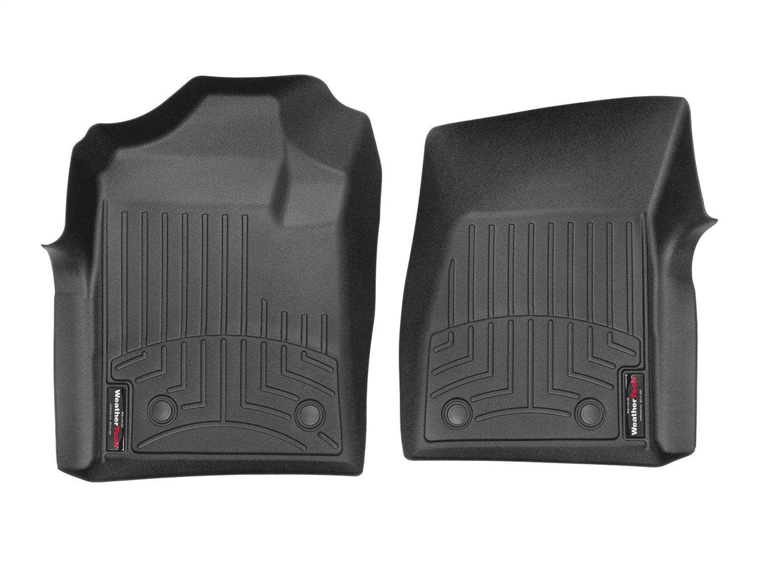Weathertech 443431 FloorLiner™ DigitalFit®; Black; Front; Weathertech 443431