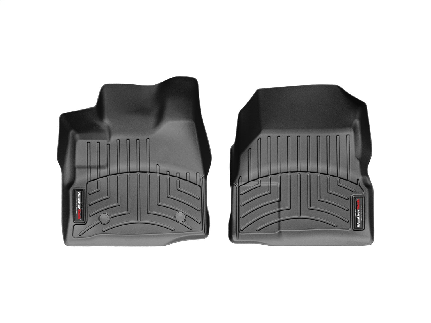 Weathertech 443461 FloorLiner™ DigitalFit®; Black; Front; Weathertech 443461