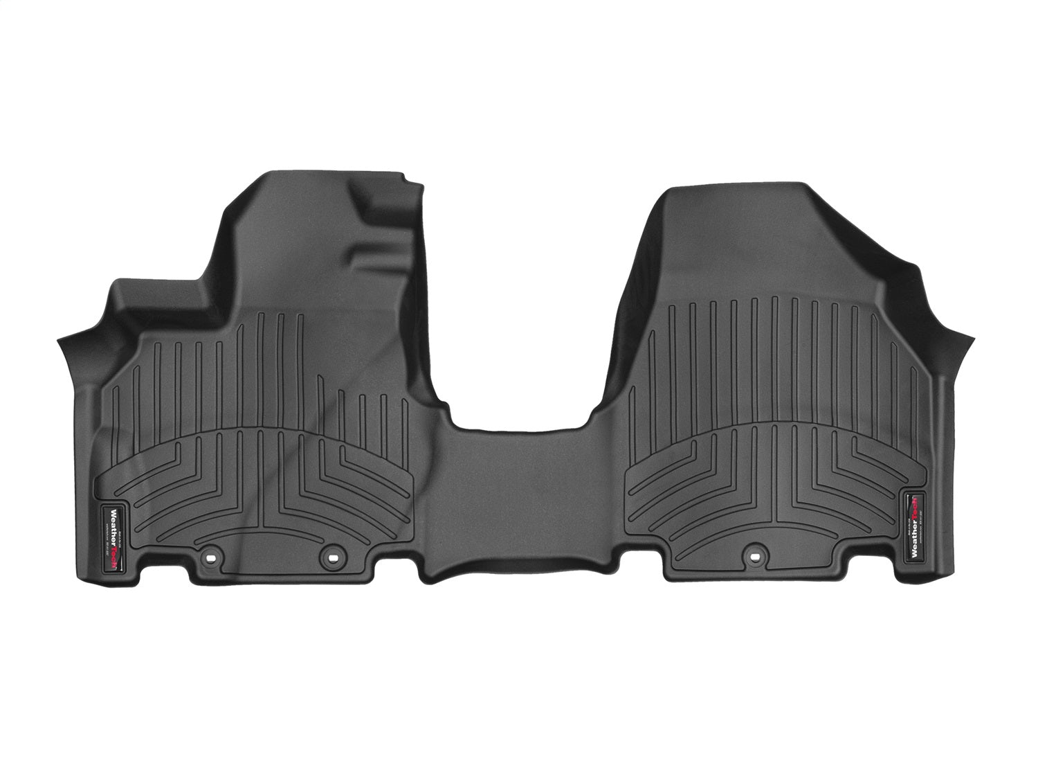 Weathertech 443471 FloorLiner™ DigitalFit®; Black; Front; Over The Hump; Weathertech 443471