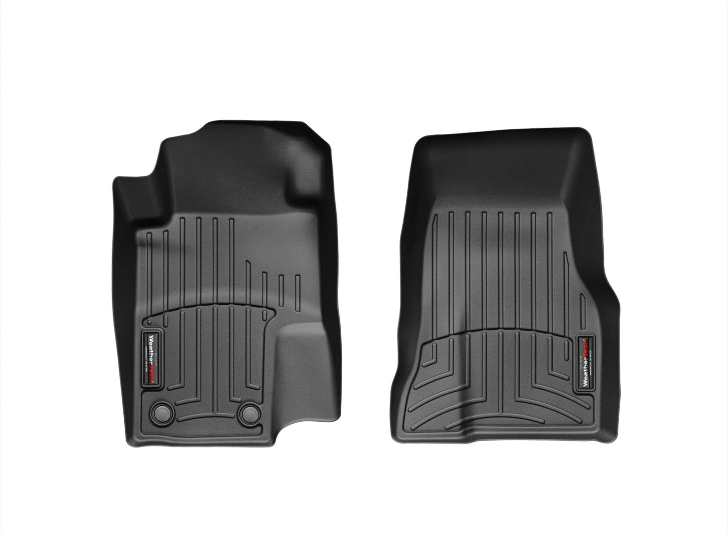 Weathertech 443481 FloorLiner™ DigitalFit®; Black; Front; Weathertech 443481