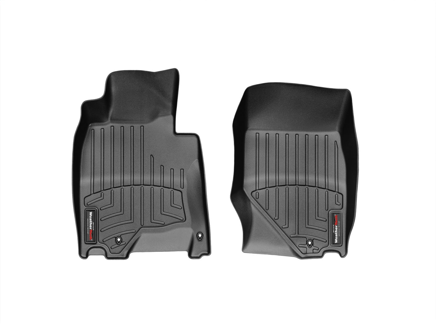 Weathertech 443501 FloorLiner™ DigitalFit®; Black; Front; Weathertech 443501