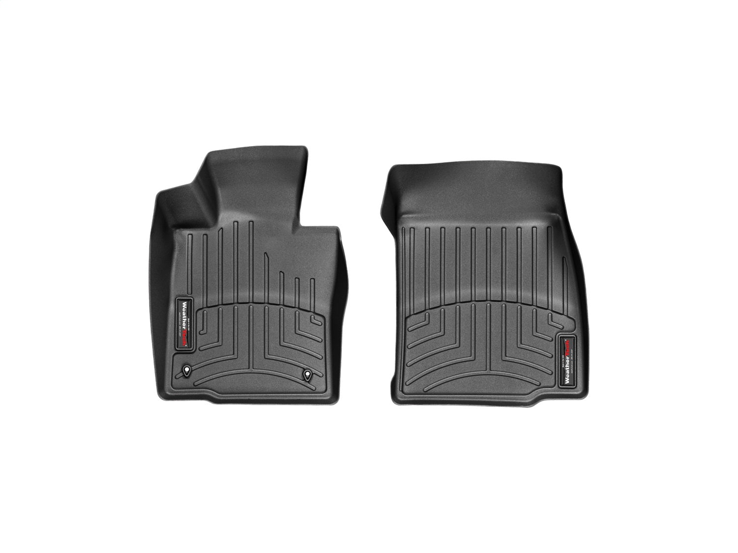 Weathertech 443551 FloorLiner™ DigitalFit®; Black; Front; Weathertech 443551