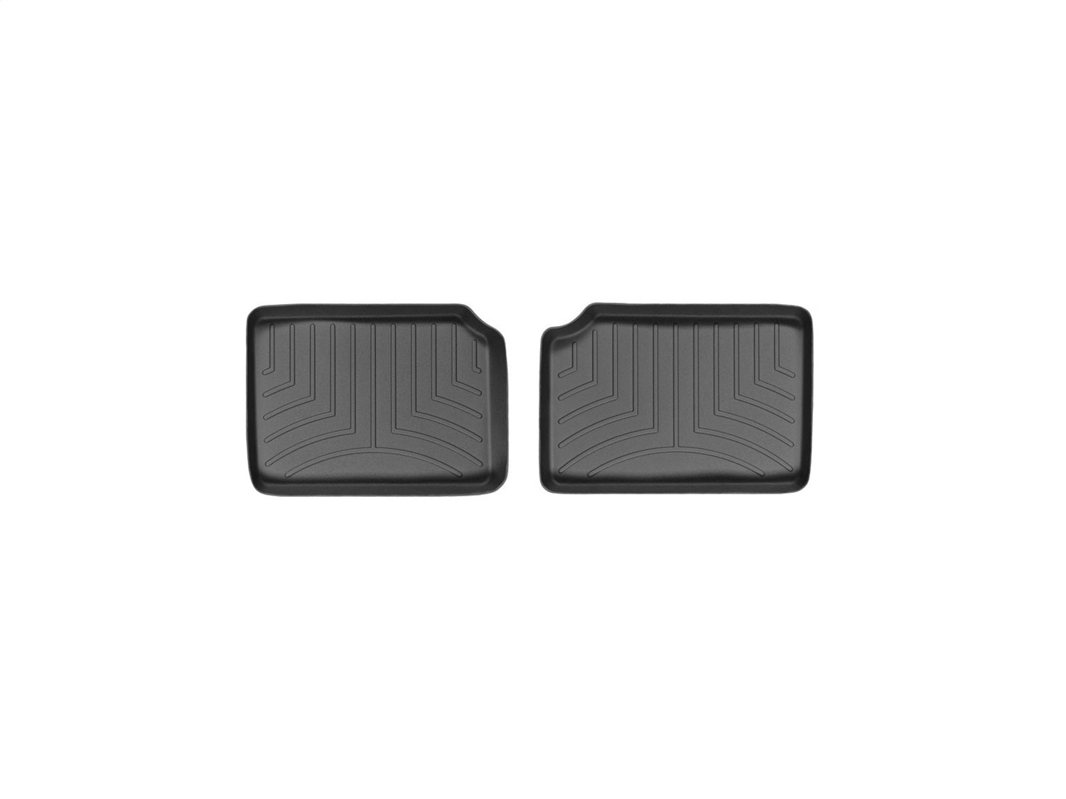 Weathertech 443552 FloorLiner™ DigitalFit®; Black; Rear; 2 Pieces; Weathertech 443552