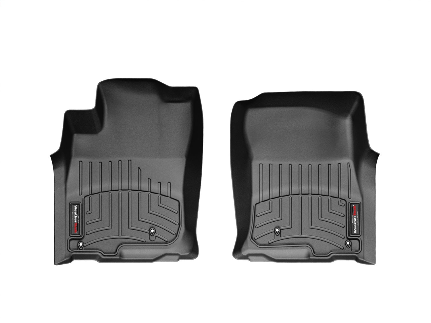 Weathertech 443611 FloorLiner™ DigitalFit®; Black; Front; Weathertech 443611