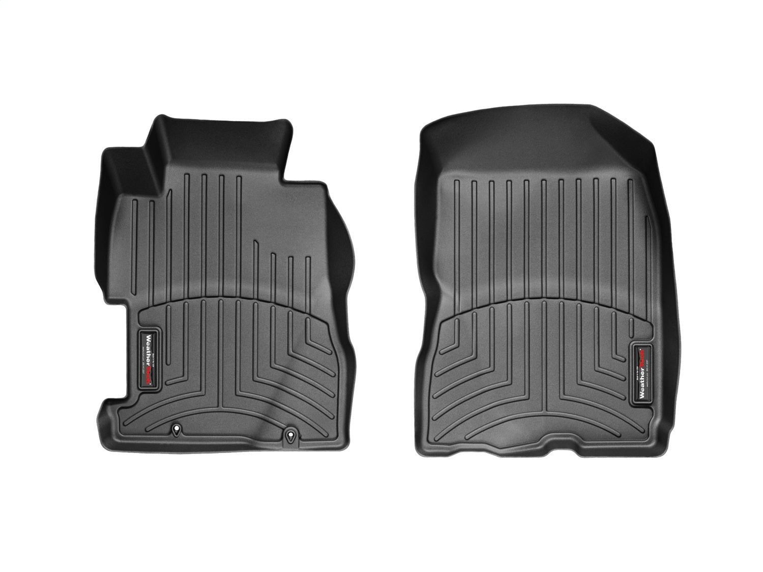 Weathertech 443631 FloorLiner™ DigitalFit®; Black; Front; Weathertech 443631